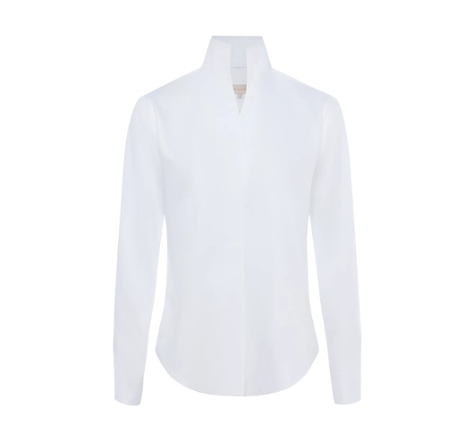SARAH ALEXANDRA - Collar Button Down in White Sands