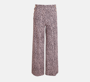Viagallo - Wide Leg Pant in Leopard
