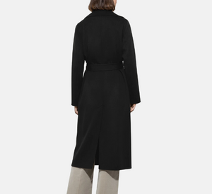 Luisa Cerano - Double Face Cashwool Coat in Black