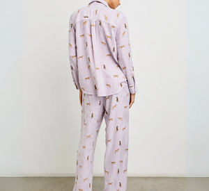 RAILS - Luna Pajama Set in Rose Stripe Cats