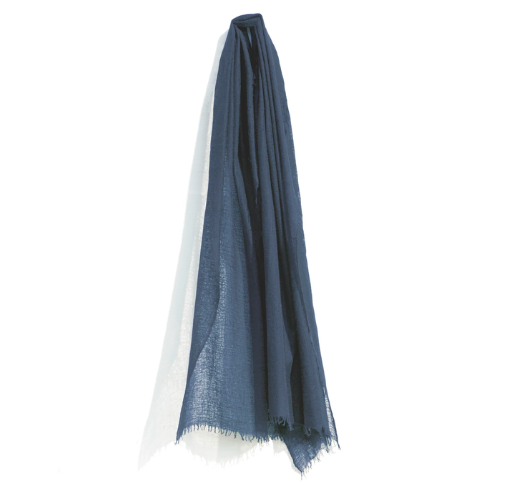 Cashmere Whisper Scarf in Navy