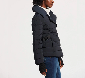 Adroit Atelier - Kiki Fitted Down Jacket in Black