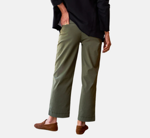 Frank & Eileen - Westport Italian Narrow Leg Pants in Army