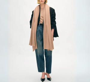 White + Warren - Cashmere Travel Wrap in True Camel