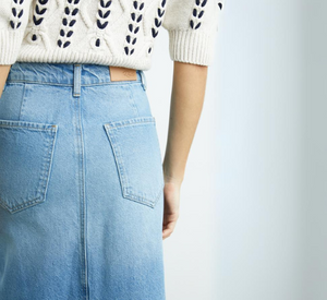 Rails - Del Rey Denim Skirt in Original Blue