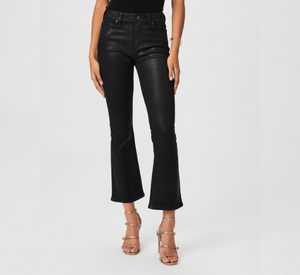 Paige - Claudine Luxe Coat Pants in Black Fog