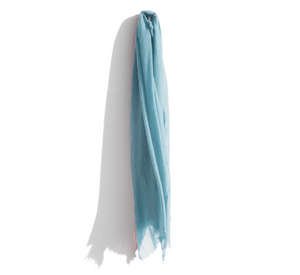 Cashmere Whisper Scarf in Mid Blue