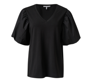 Hinson Wu - Kaitlyn Balloon Sleeve Top in Black