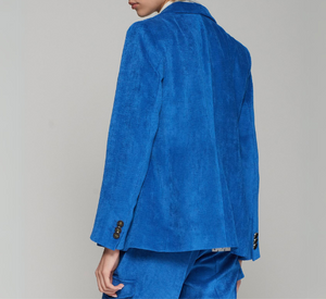 Vilagallo - Corduroy Jacket in Cornflower Blue