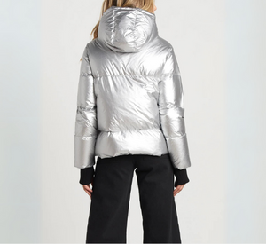 Adroit Atelier - Pacific Short Puffer in Silver