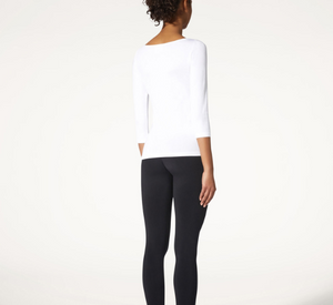 Wolford - Cordoba 3/4 Sleeve Top in White