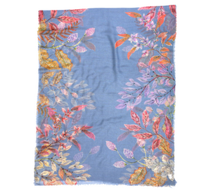 Echo - Flower Trail Wrap in Blue Dusk