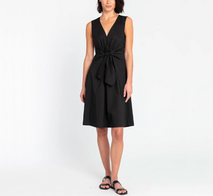 Hinson Wu - Ellen Sleeveless Tie Front Dress in Black