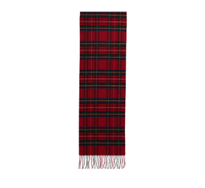 FRAAS SCARF COMPANY - Traditional Tartan Cashmink Scarf in Red Plaid