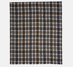 Echo - Aspen Plaid Blanket Wrap in Charcoal Heather