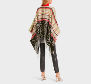 Marc Cain - Wool Cape in Mixed Print
