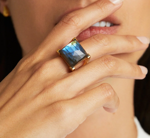 Dean Davidson Design -  Plaza Ring With Gemstone in Labradorite