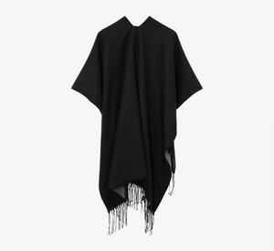 Echo - Ruana Cape in Black