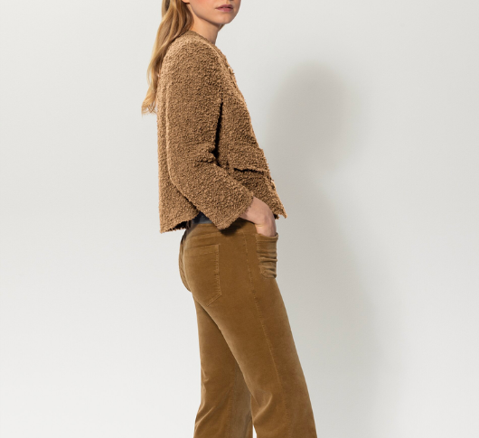 
            
                Load image into Gallery viewer, Luisa Cerano - Boucle Wool Jacket in Miso
            
        