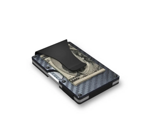 GRID WALLET - Grid Metal Wallet in Carbon Fiber