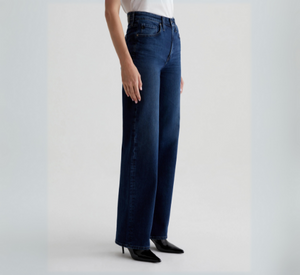 AG jeans - Kora High Rise Wide Leg Jean in Midnight Sun