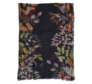 Echo - Flower Trail Wrap in Black