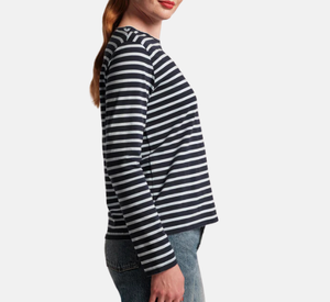 Frances Valentine - Long Sleeve Striped T-Shirt