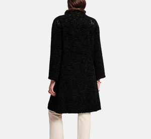 Frances Valentine - Dame Faux Fur Coat in Black