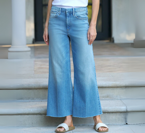 Frank & Eileen - Galway Wide-Leg Jean in 1964 Light Blue