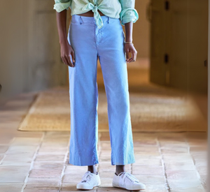 Frank & Eileen - Wide Leg Linen Pant in Lilac