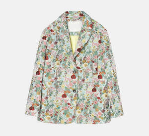 OOF - Floral Jacquard Blazer Jacket in Multicolor