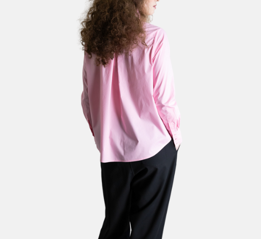 Psophia - Pink Button-Up Blouse