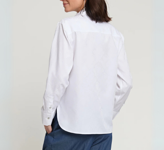 HINSON WU - Margot Long Sleeve Button Down in White