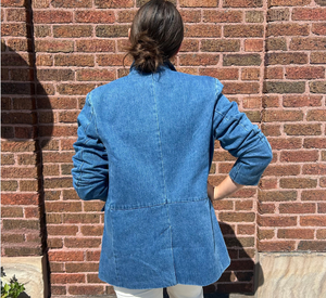 Joe's Jeans - Nina Denim Boyfriend Blazer in Fine