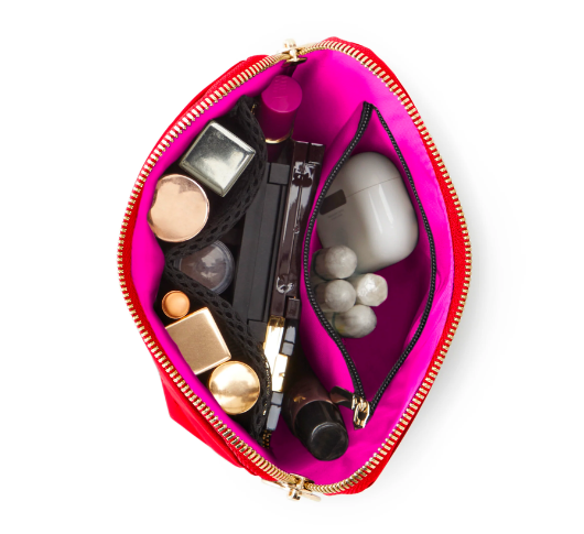 
            
                Load image into Gallery viewer, Kusshi - Everyday Makeup Bag in Candy Apple/Pink
            
        