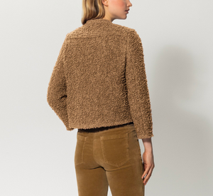 Luisa Cerano - Boucle Wool Jacket in Miso