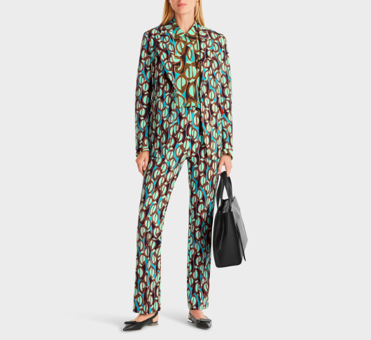 Marc Cain - Graphic Booster Blazer in Soft Malachite