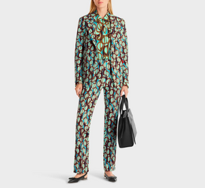 
            
                Load image into Gallery viewer, Marc Cain - Graphic Booster Blazer in Soft Malachite
            
        