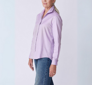 Kal Rieman - Ginna Box Pleat Shirt in Violet