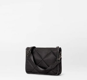 MZ Wallace - Quilted Madison Convertible Crossbody in Black