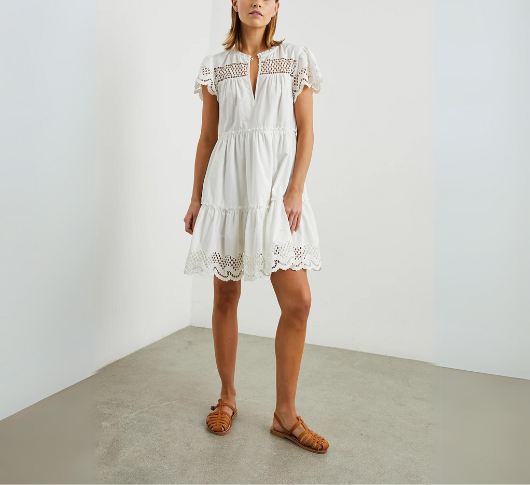 Rails - Lettie Dress in White