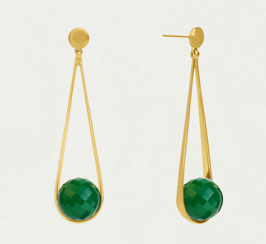 Dean Davidson - Ipanema Earrings in Green Onyx