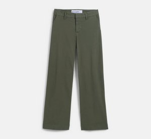 Frank & Eileen - Westport Italian Narrow Leg Pants in Army