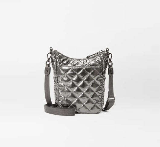 MZ WALLACE - Crosby Go bag in Pewter Metallic