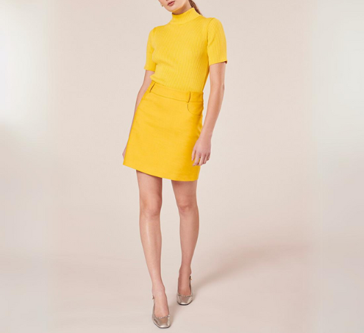 Tara Jarmon - Janice Skirt in Yellow