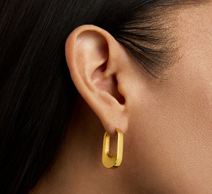 Dean Davidson Design - Crosby Hinged Huggie Hoops in Gold