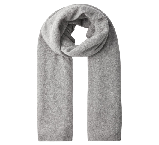 White + Warren - Cashmere Travel Wrap in Grey Heather