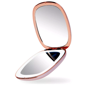 Fancii - Mila Compact LED Mirror in Pink