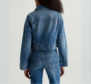 AG Jeans - Isa Crop Denim Jacket in Stockholm