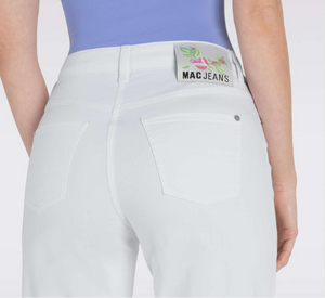 MAC - Dream Wide Leg Jeans in White